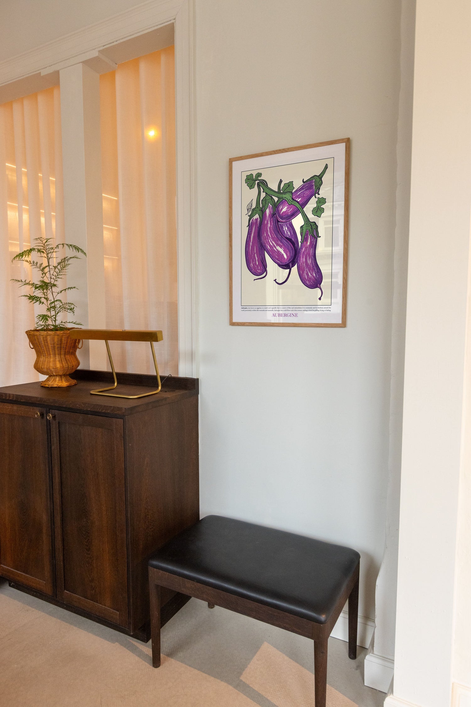 Five Aubergines