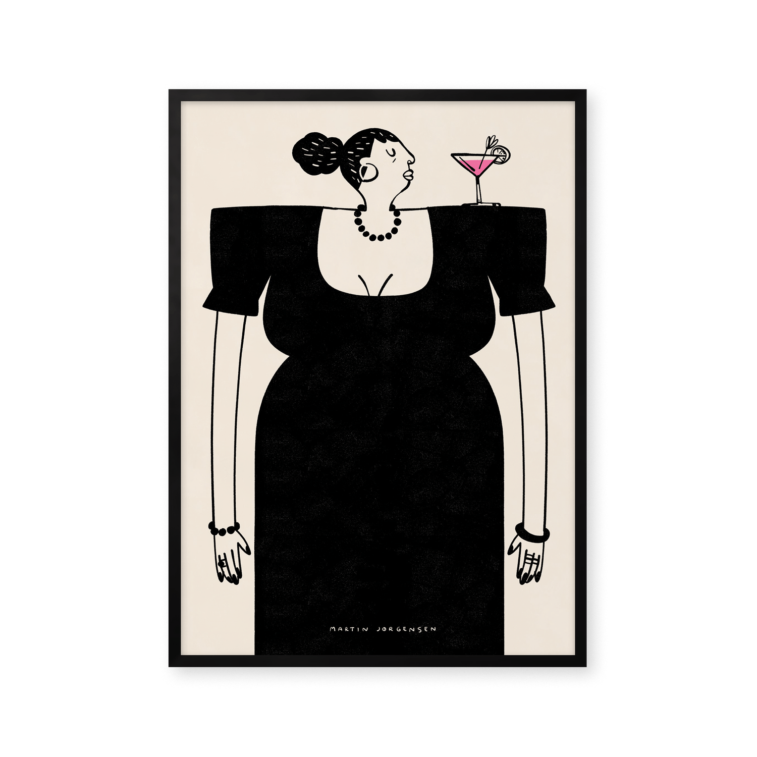 Cocktail party woman