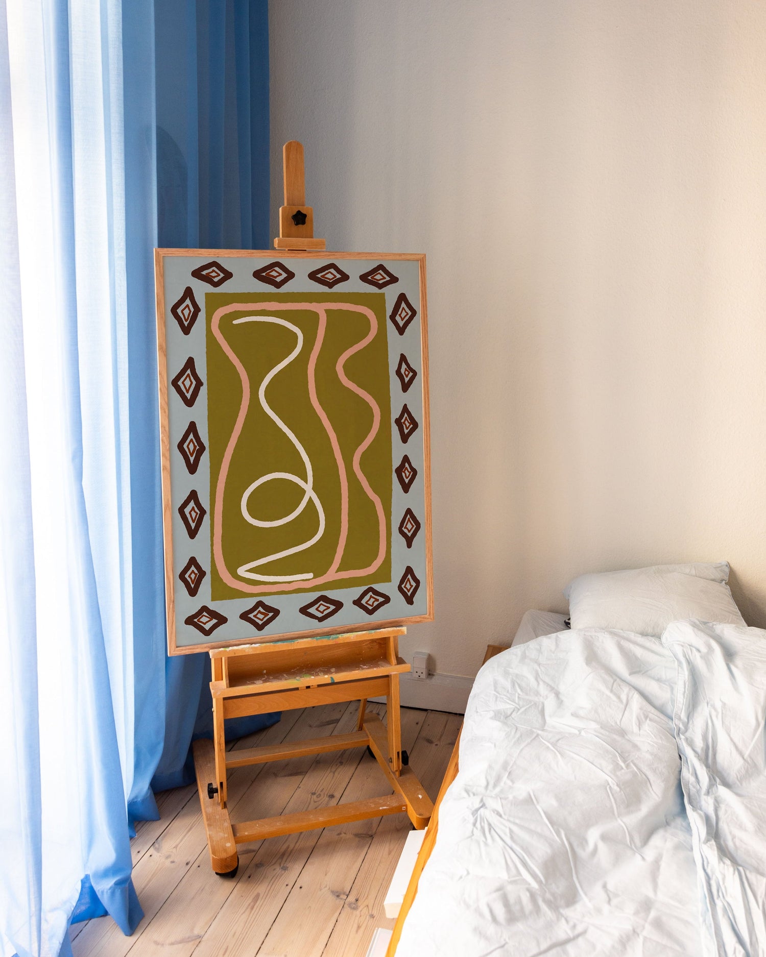 Geometric Abstract Vase