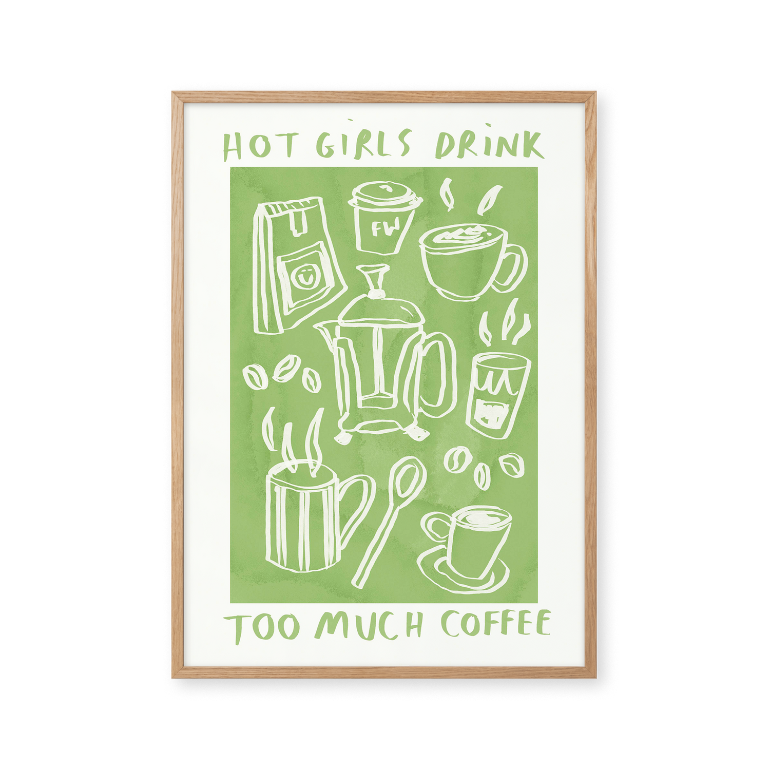 Hot Girls Drink Coffee
