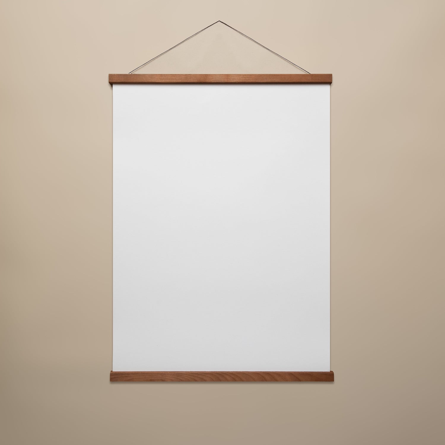 Magnetic frame in dark oak wood