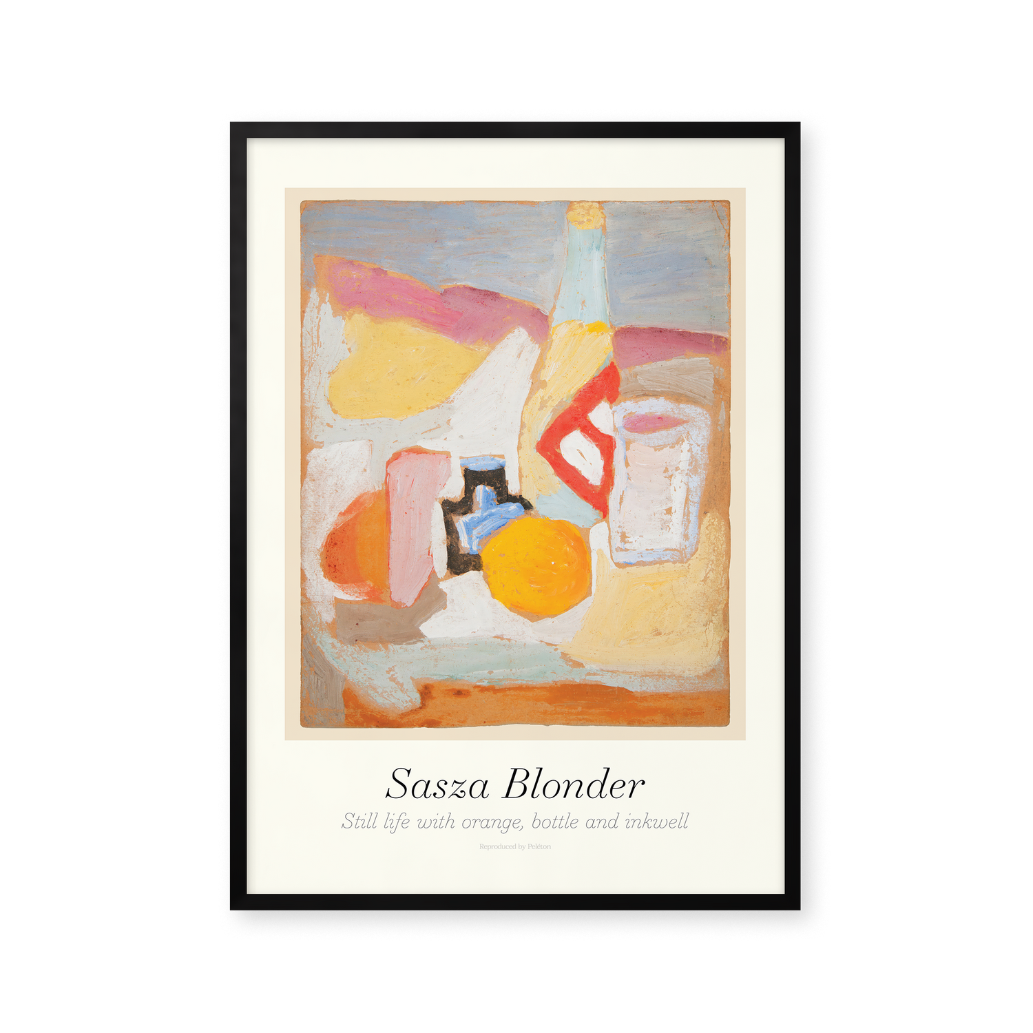 Still Life with Orange, Bottle and Inkwell