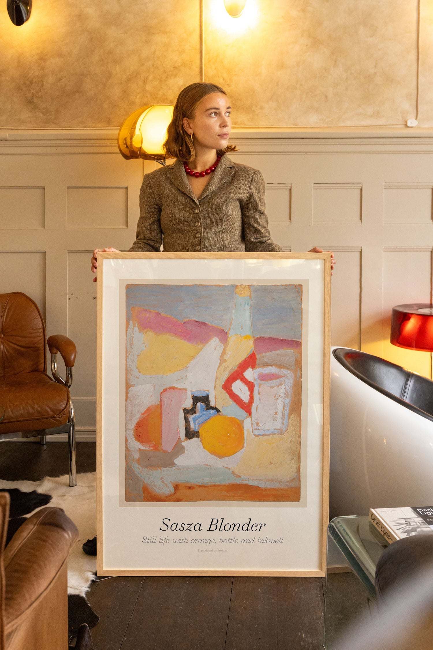 Still Life with Orange, Bottle and Inkwell
