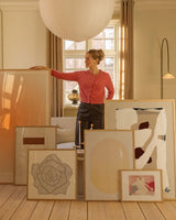 Stor og farverig sammensætning af kunstplakater