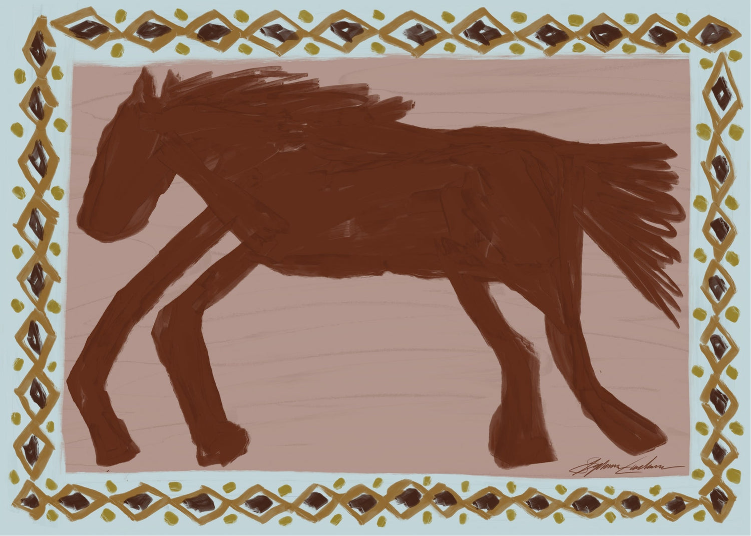 Abstract Horse