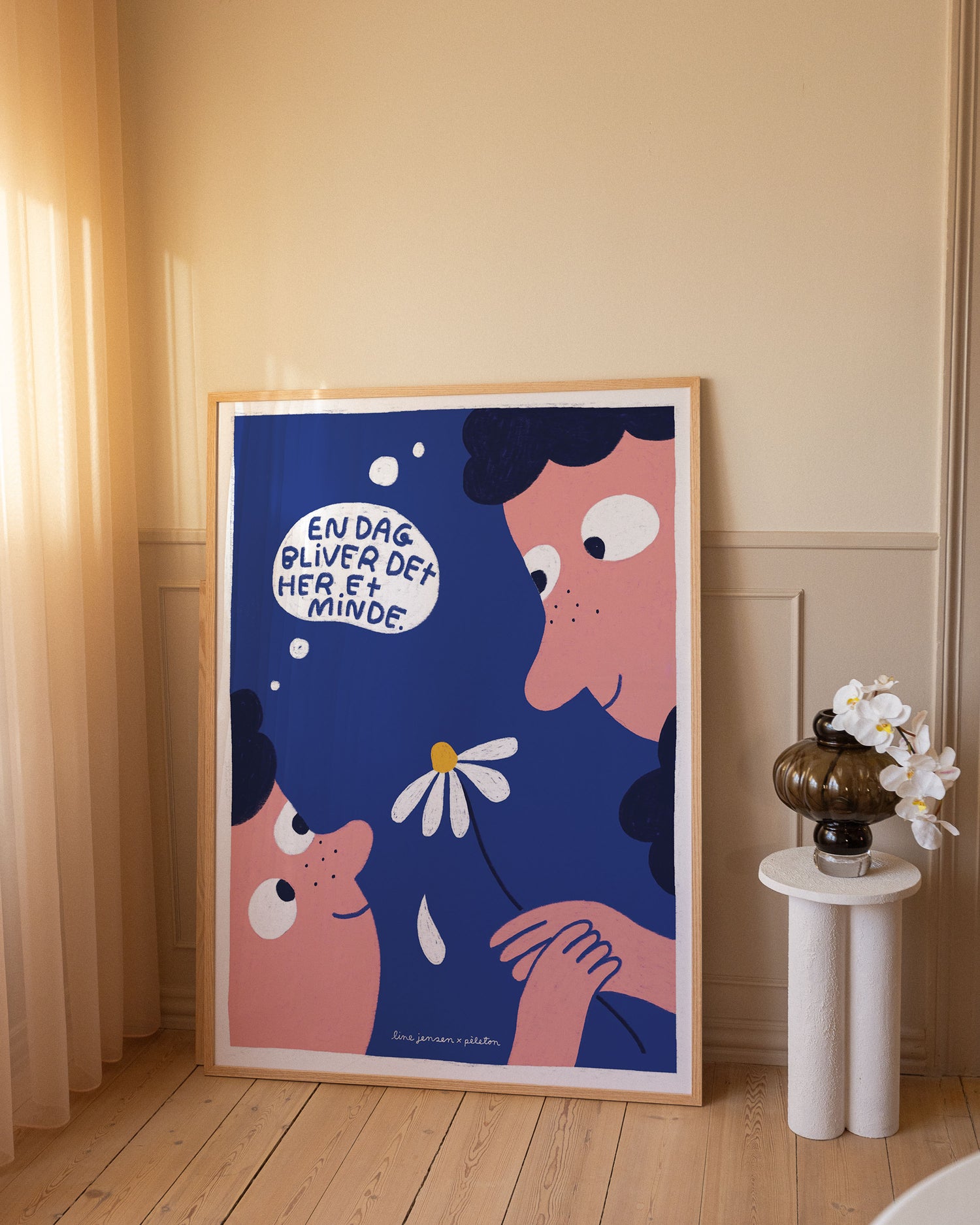 En dag bliver det her et minde - blå