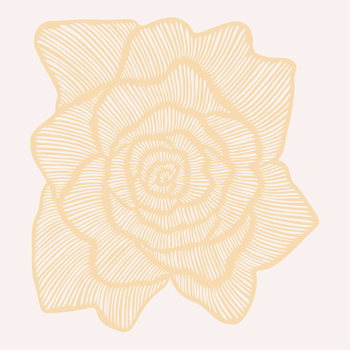 Flower - Beige