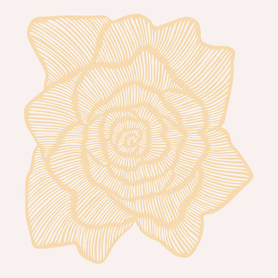 Flower - Beige