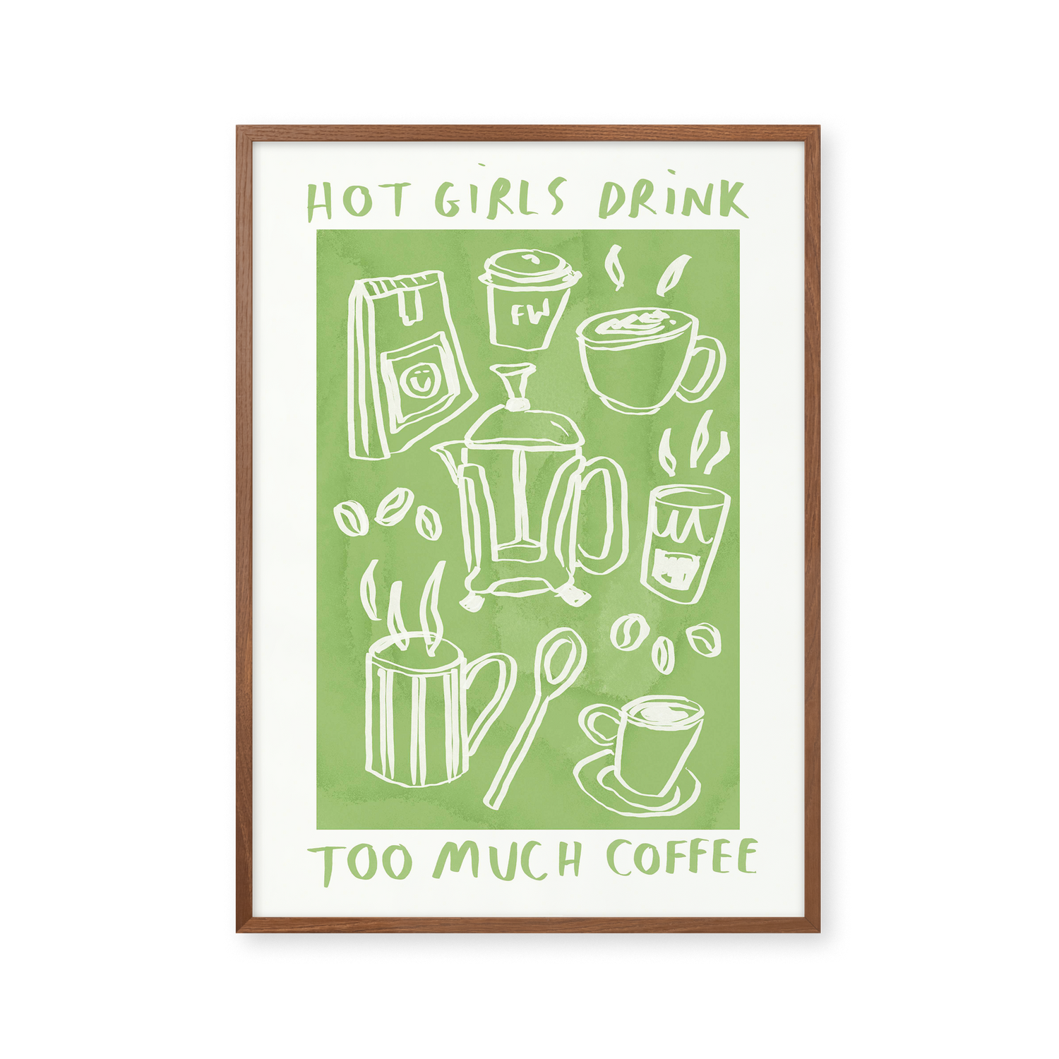 Hot Girls Drink Coffee