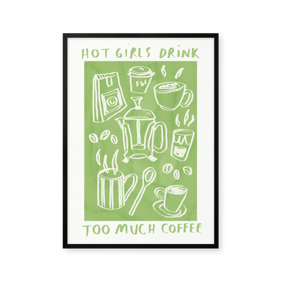 Hot Girls Drink Coffee