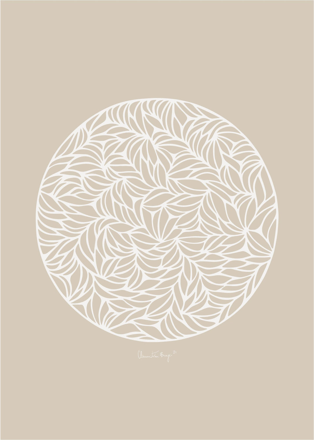 Papercut 05 - Beige