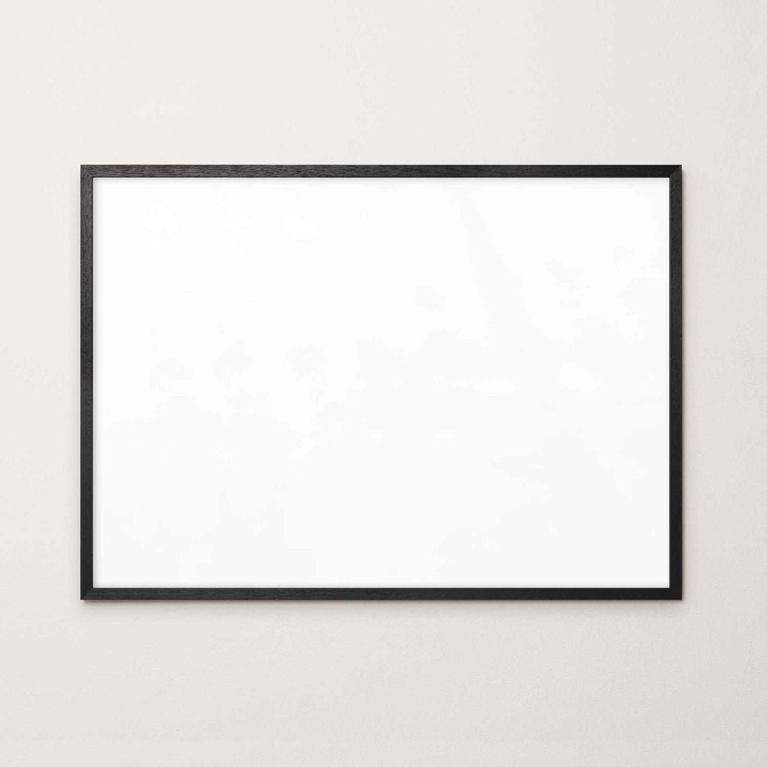 Black wooden frame