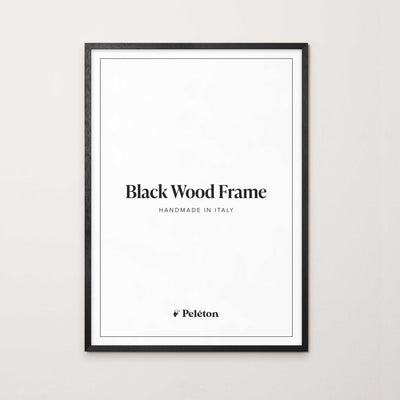 Black wood frame